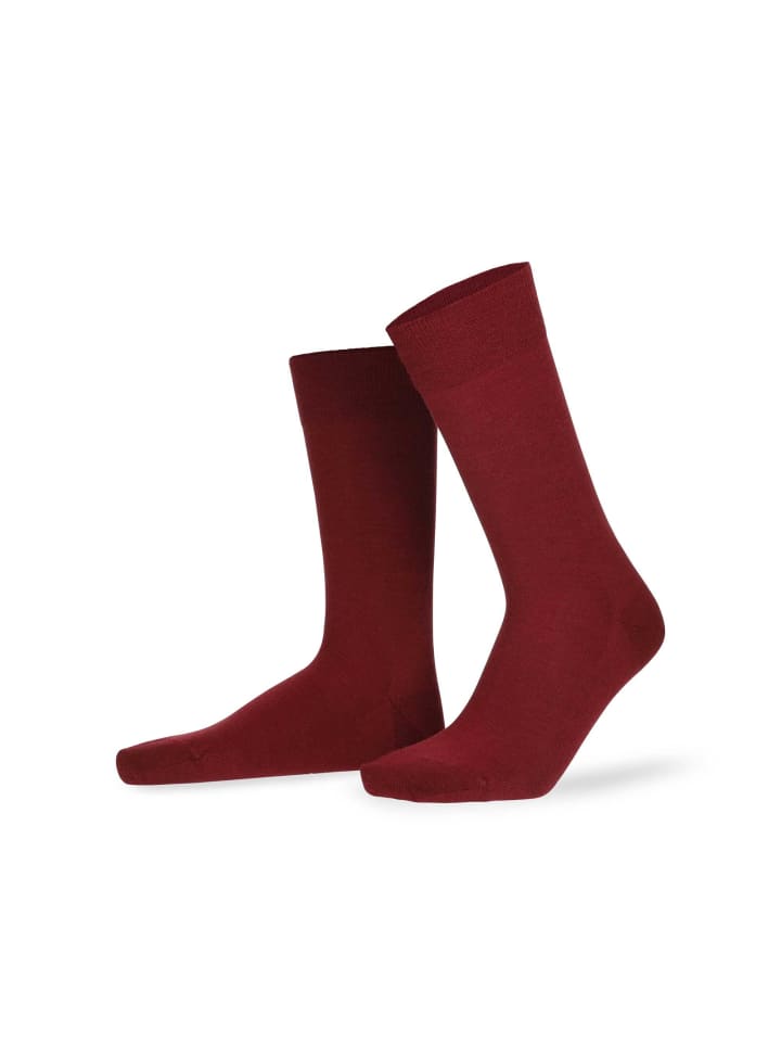 Socken Gary klimaregulierend in Merlot