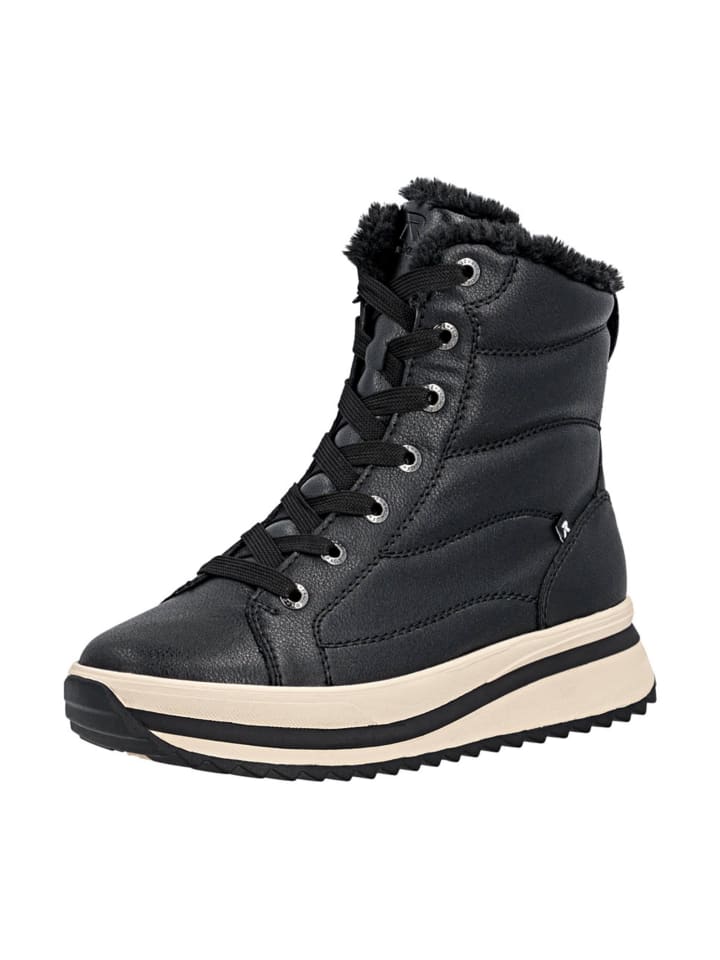 Schnürboots in Schwarz