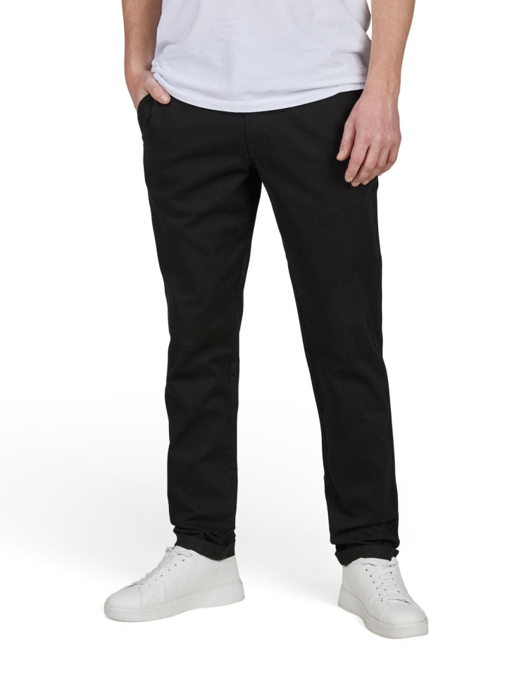 Stoffhose / Chino JAMES JJMITCH slim in Schwarz