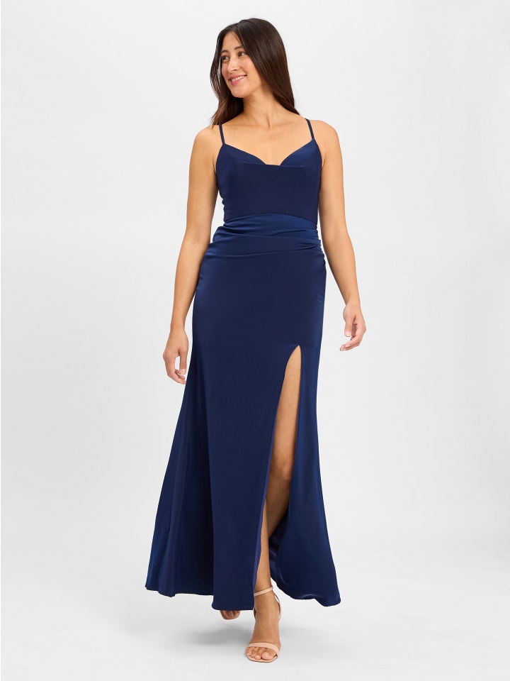 Kleid in marine - 0001