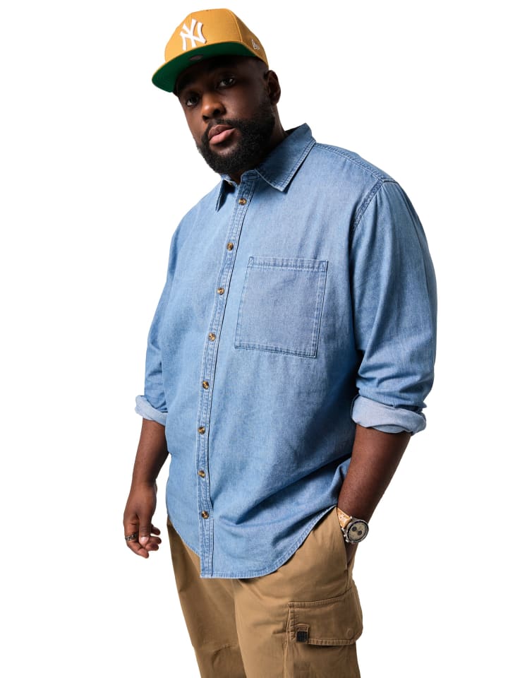 Hemd in blue denim