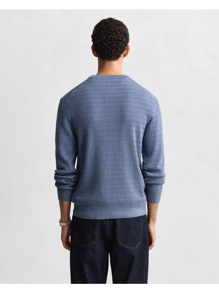 Pullover in blau - 0001