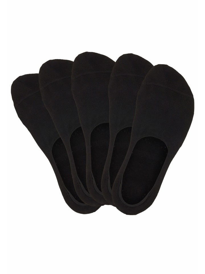 Füßlinge in schwarz