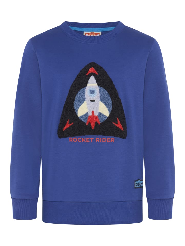 Langarmshirt in blau