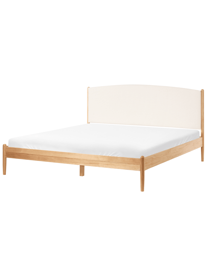 2-tlg Doppelbett CLAIRAC in Braun