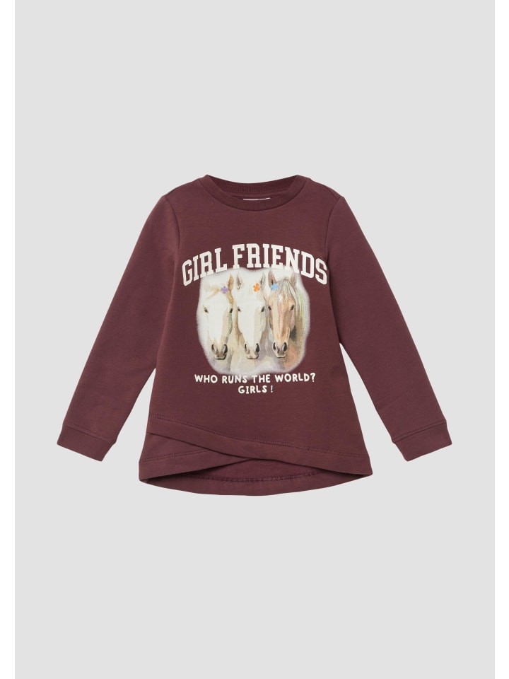 Sweatshirt in 4927_bordeaux