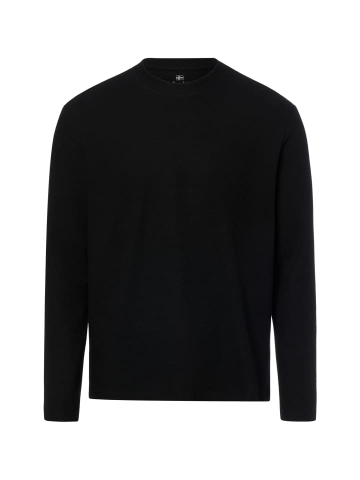 Langsarmshirt in schwarz