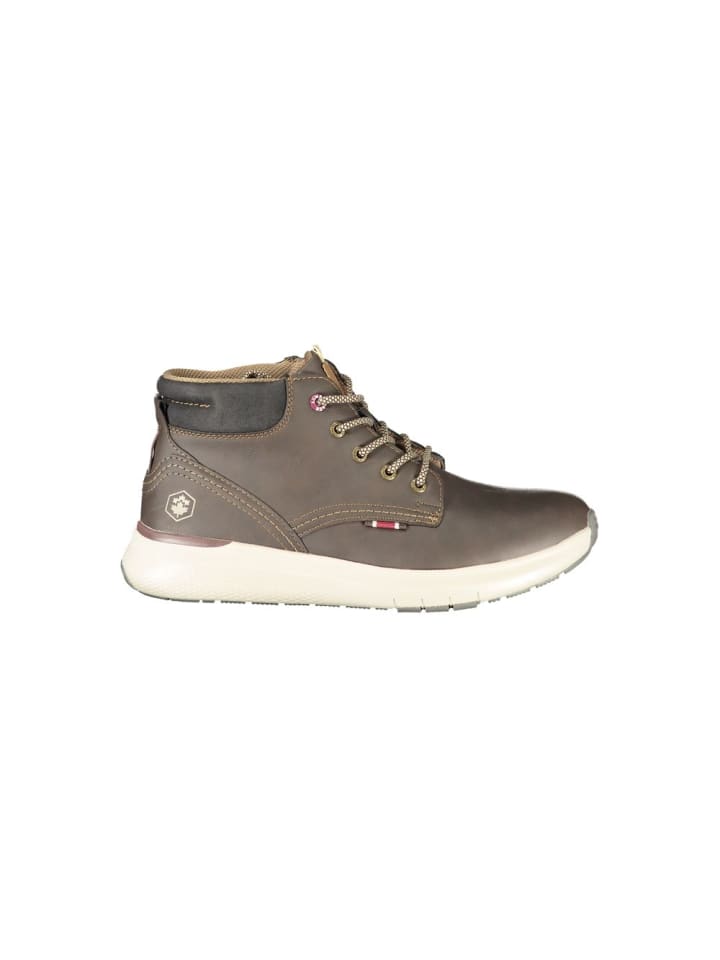 Braun Polyurethan Herren Schnürstiefel