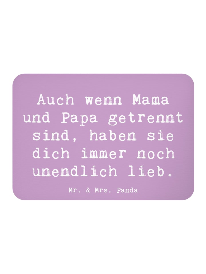 Notizhalter Spruch Trennung von den Eltern mit ... in Lavendeltraum