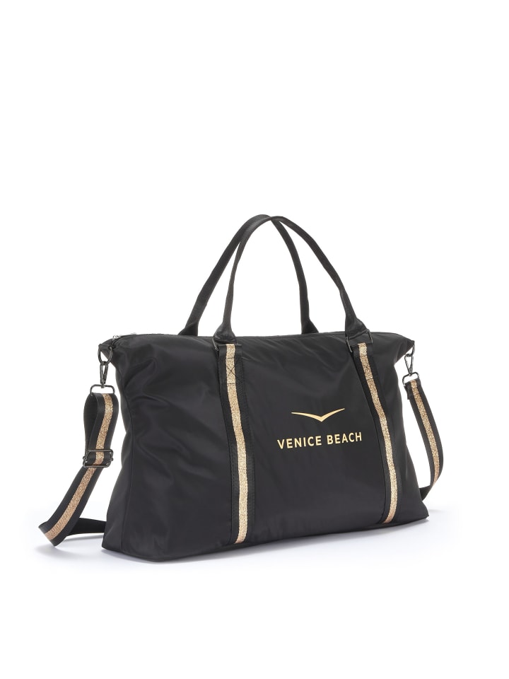 Sporttasche in schwarz / goldfarben