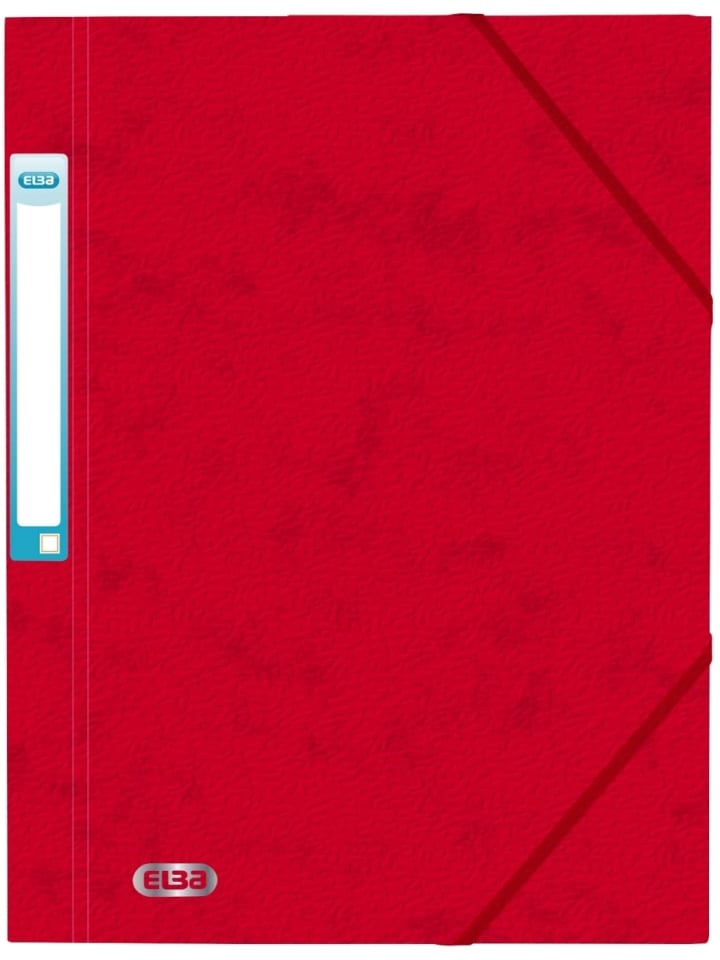 Eckspannermappe Eurofolio Prestige A4 Spezialkarton 600 g/qm rot