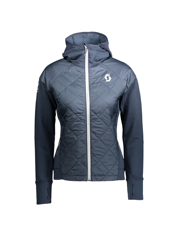 W INSULOFT MERINO HOODY in Blau