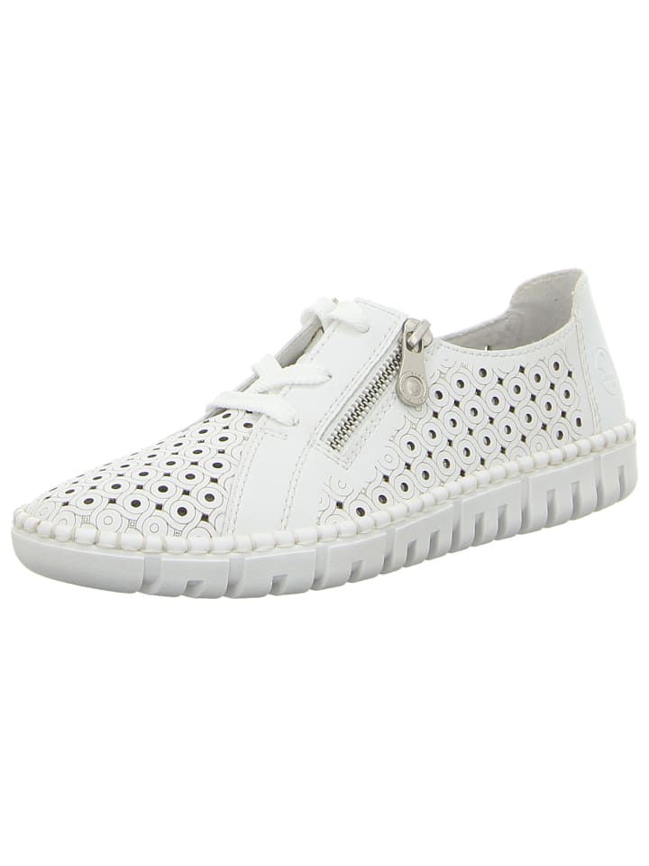 Schnürschuh in weiß