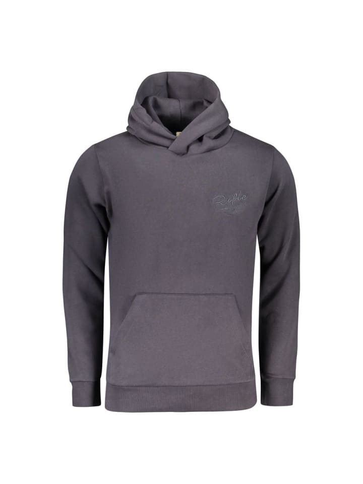 Blau Baumwolle Herren Sweatshirt