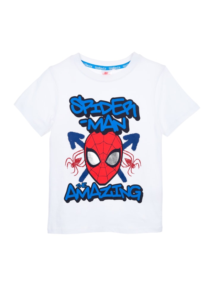 T-Shirt Spider-Man in Weiß