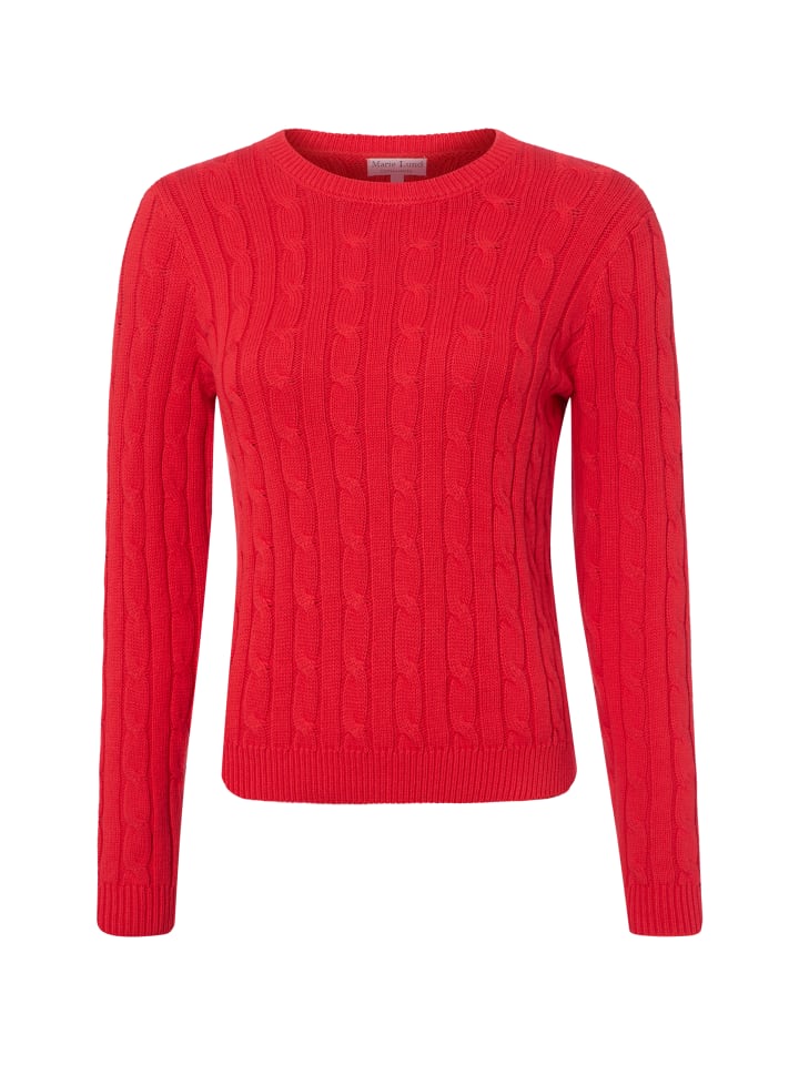 Strickpullover in rot - 0006