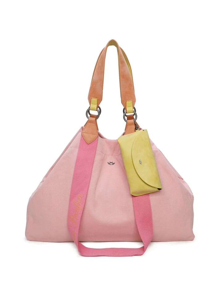Izzy Canvas Shopper Tasche 45 cm candy