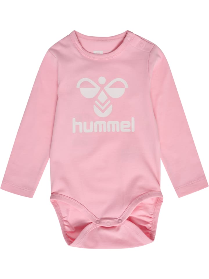 Druckknopf Strampler Hmlflips Kinder in CANDY PINK