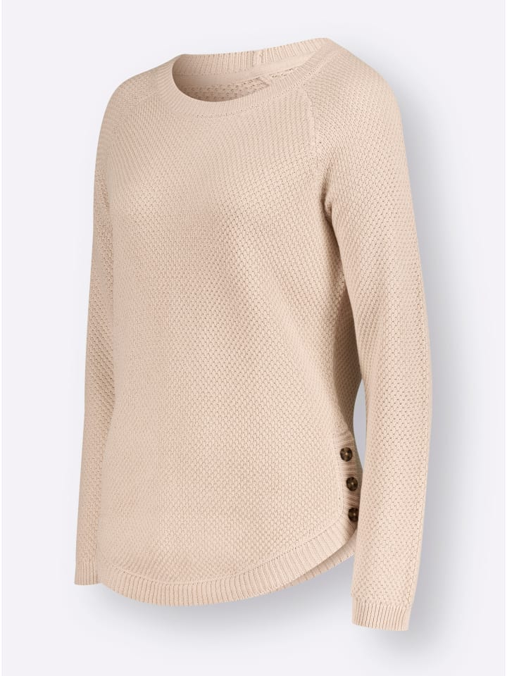 Pullover in elfenbein
