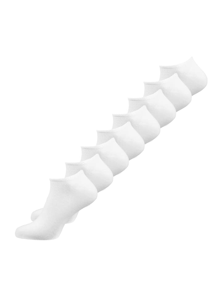 Sneakersocken Baumwolle in weiß