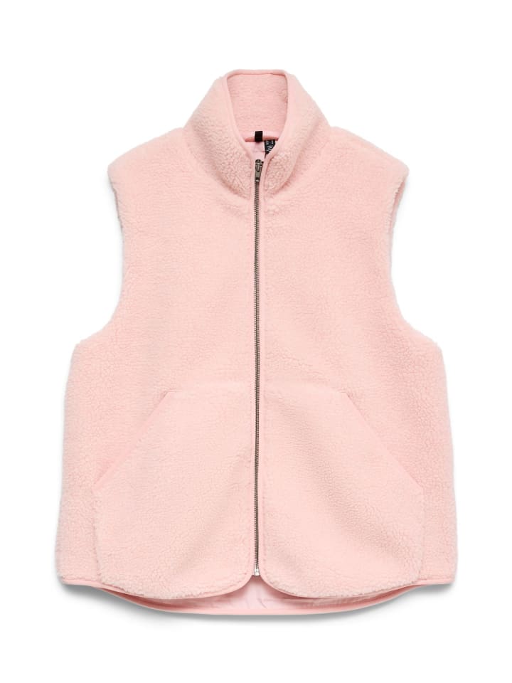Teddyfell Weste in Strawberry Cream