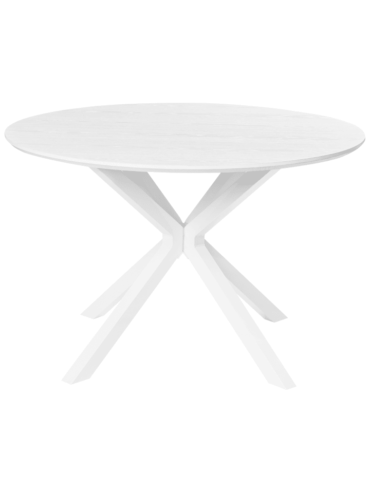 Esszimmertisch FITZROY in Weiß - (W) 120 x (H) 75 x (L) 120 cm