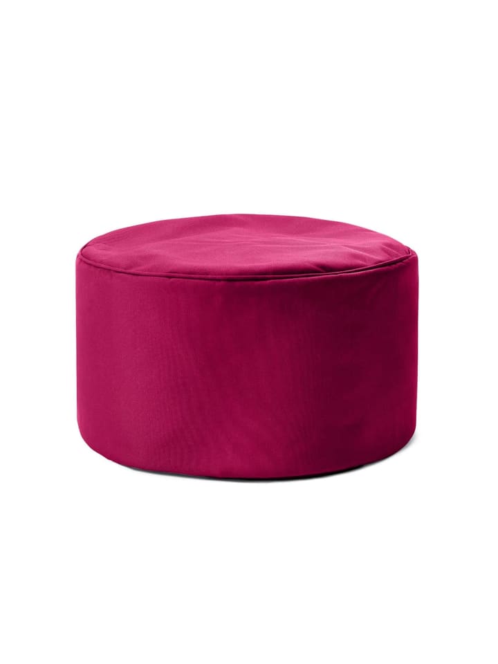 Sitzsack-Hocker Pouf rund 50l weinrot  rot