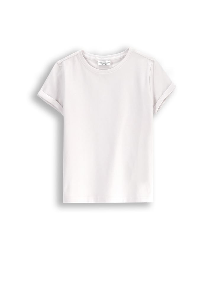 T-Shirt mit kurzen Ärmeln in weiß