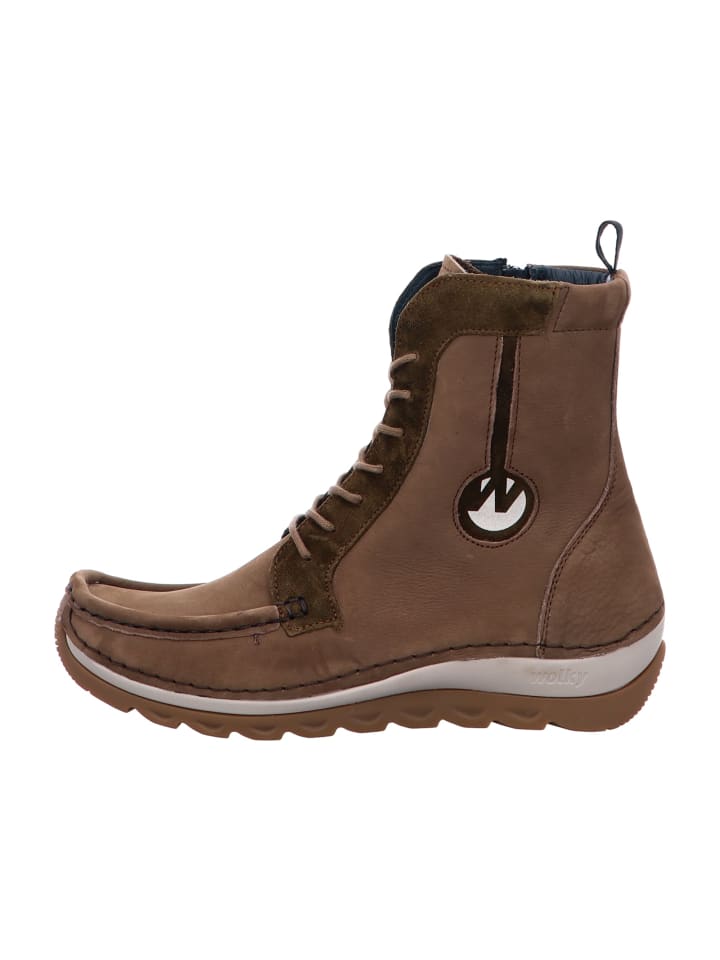 Komfort Stiefeletten in Braun