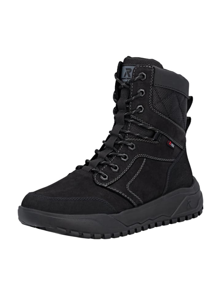 Schnürboots in Schwarz