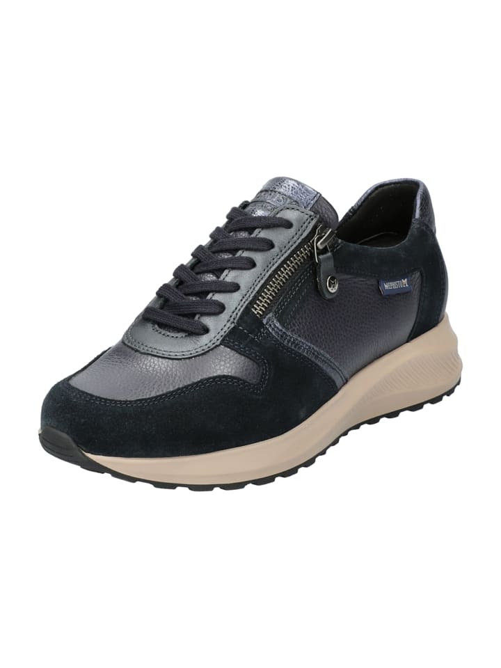 Komfort Schnürschuhe in Blau
