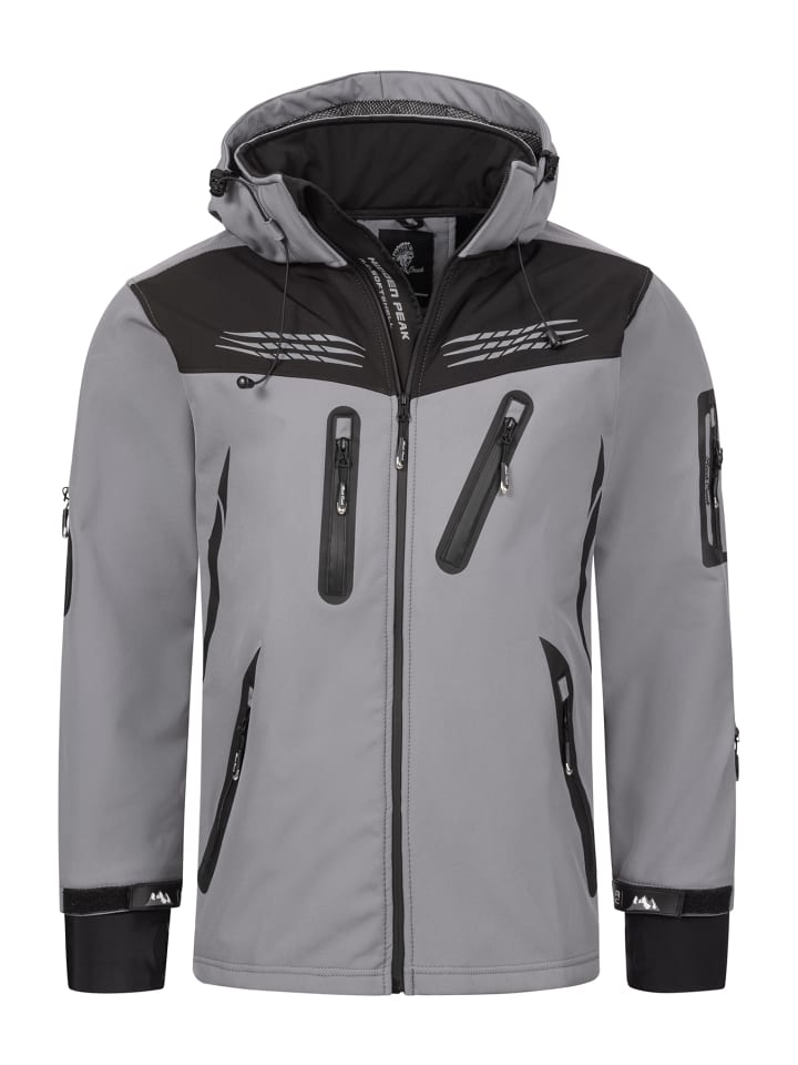 Jacke in Hellgrau