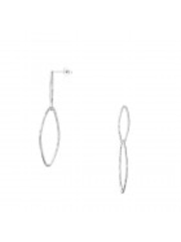 Ohrstecker RINGE in 925 Sterling Silber, 2-tlg.