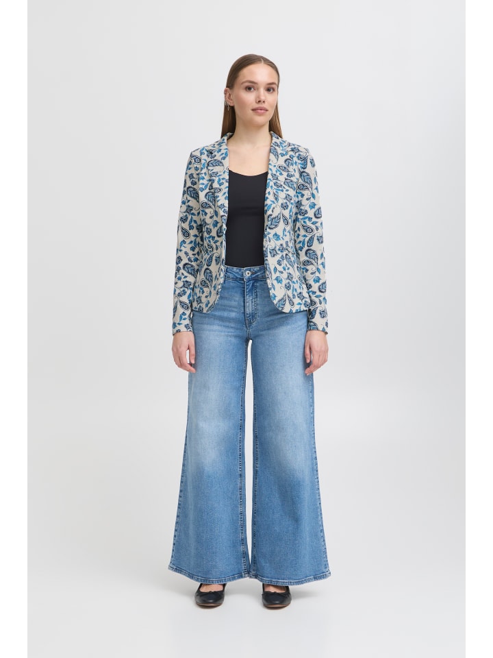 Blazer IHKATE Regular fit in Baleine Blue Aop
