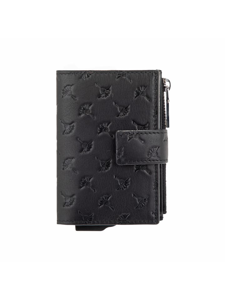 E-cage 'Leggero Stampa C-four in Schwarz'