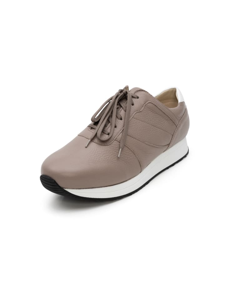 Hirschleder Sneaker in taupe