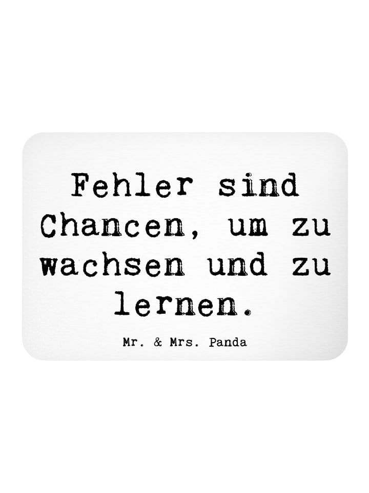 Magnet Spruch Fehler lernen wachsen mit Spruch in Weiß