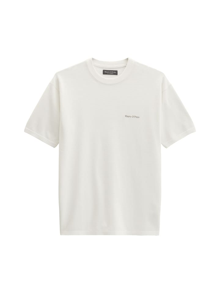 Kurzarm-Pullover Travel Collection in Silky White