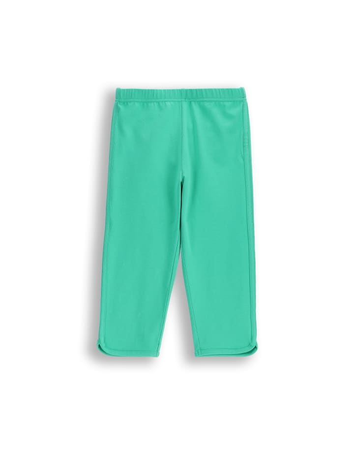 3/4-lange leggings in grün