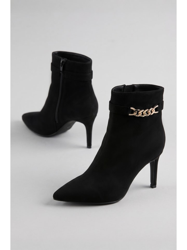 Stiefelette in schwarz