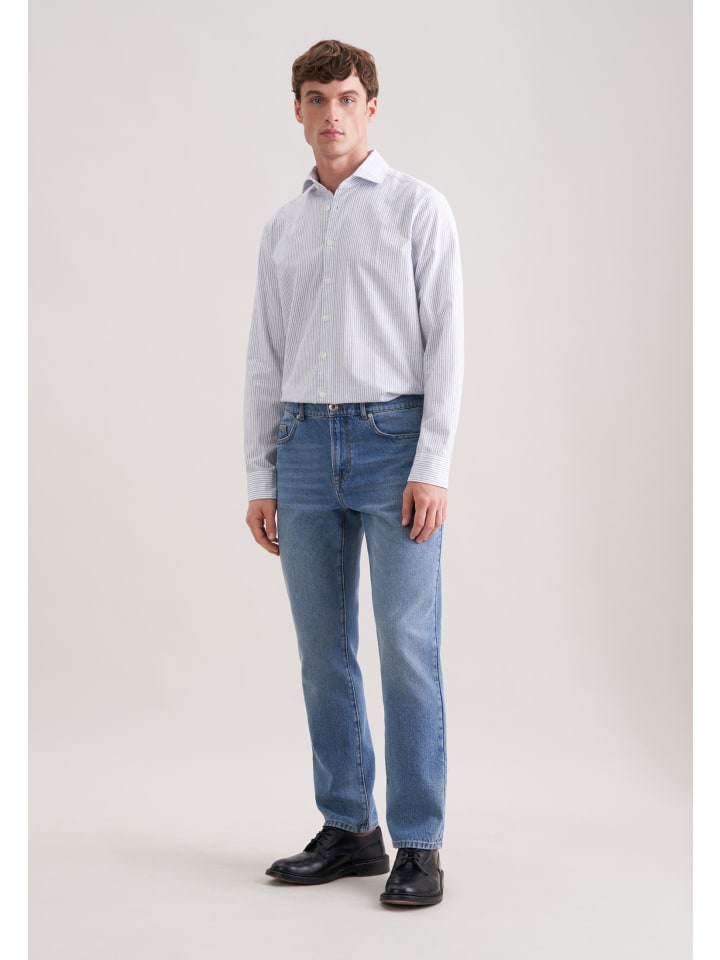 5-Pocket Denim Regular in Mittelblau