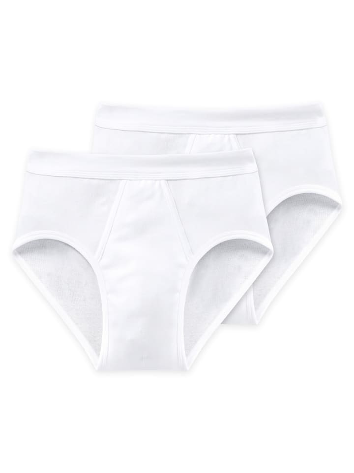 Slip 2er Pack in Weiß