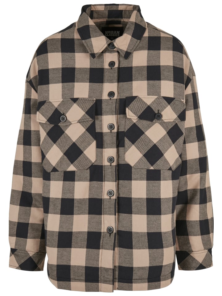Light Jackets - Coat in black/softtaupe