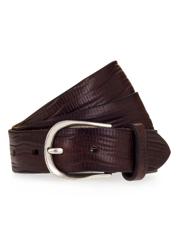 Gürtel Leder dunkelbraun
