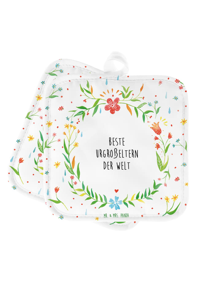 Topflappen Urgroßeltern mit Spruch in Keine Angabe