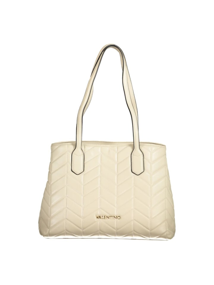 Beige Polyurethan Damen Tasche