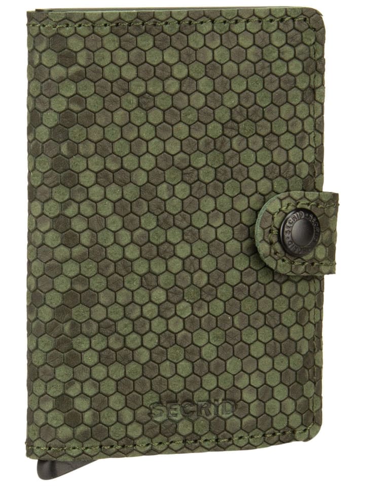 Geldbörse Miniwallet Hexagon in Green