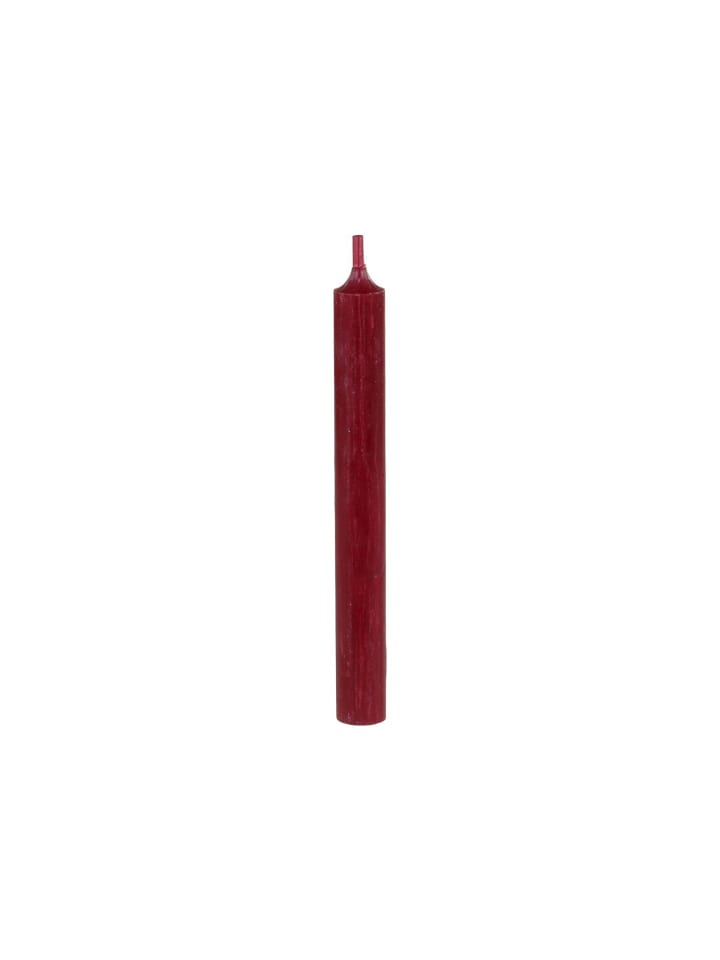 Stabkerze Dinnerkerze 18 cm in rot