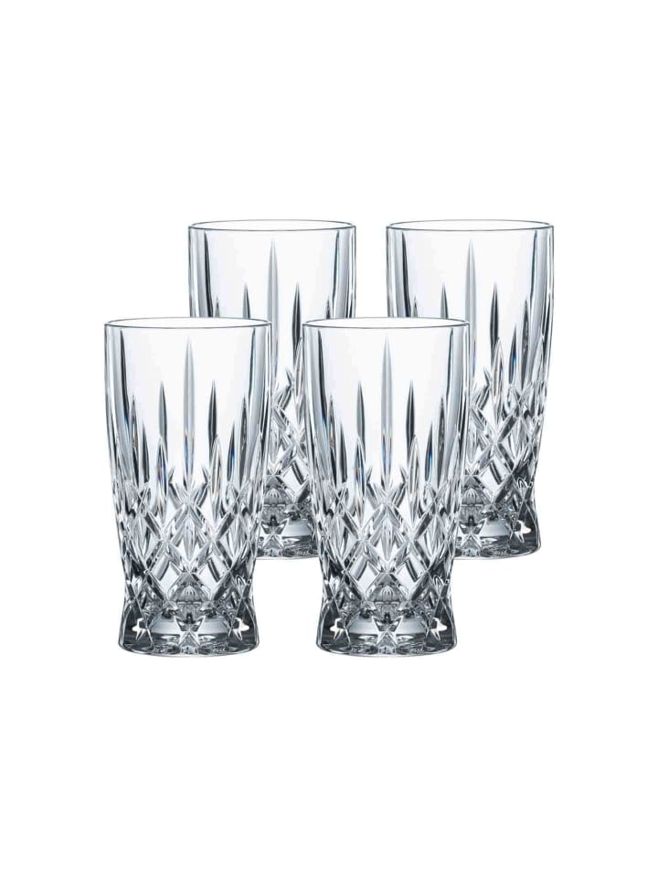 4er Set Biergläser Noblesse in Transparent 350 ml