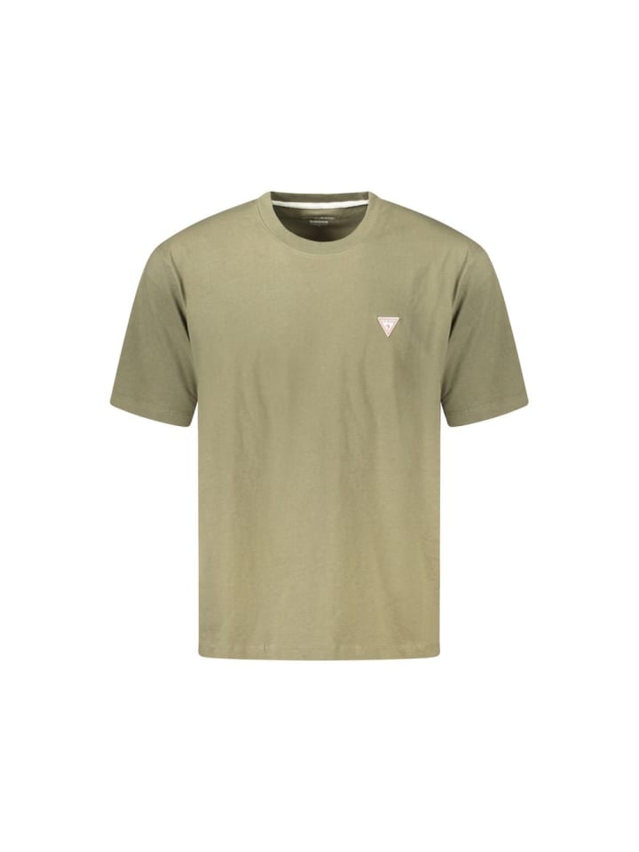 Grün Baumwolle Herren T-Shirt